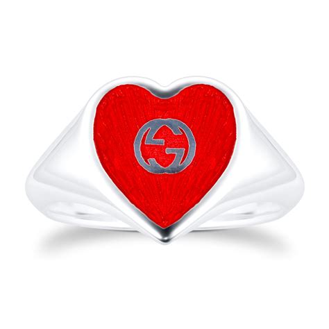 gucci heart ring with interlocking g|gucci heart ring for sale.